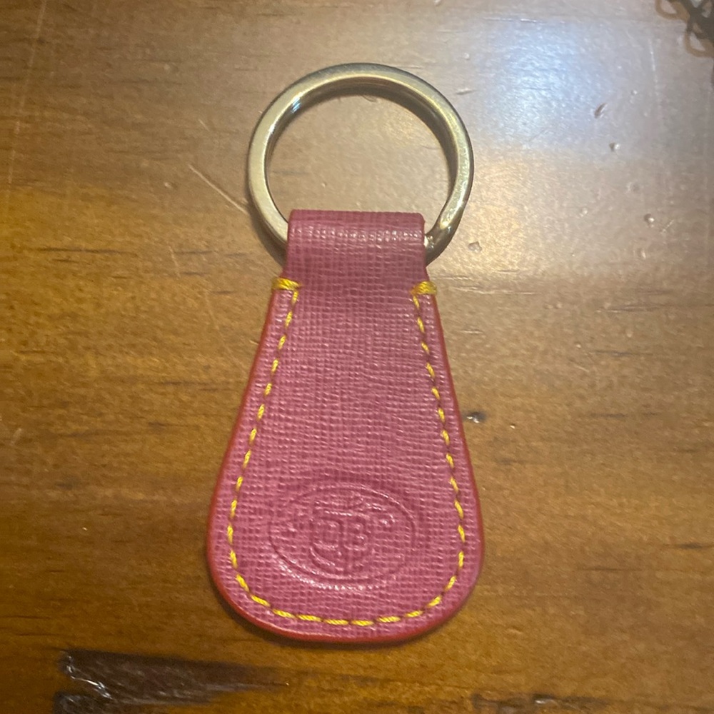 Dooney Bourke pinkish purple keychain